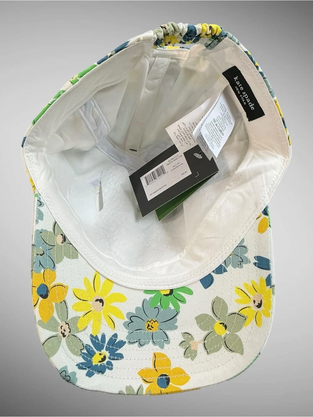 Kate Spade New York Floral Baseball Cap One Size Adjustable NWT